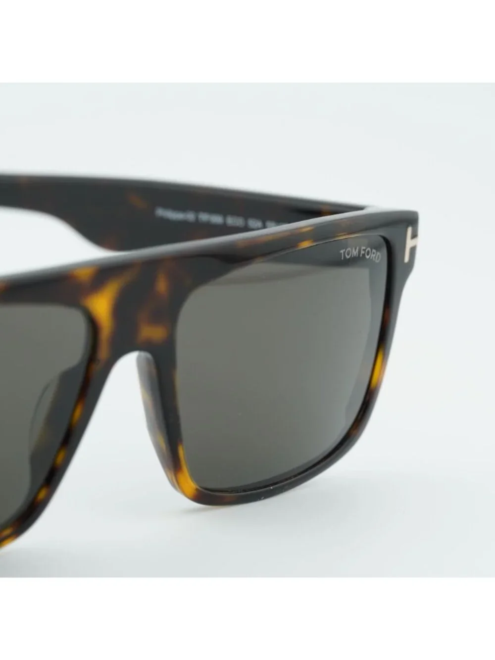 Tom Ford Philippe-02 FT0999 52A Sunglasses Havana Square Frame, Smoke Lenses